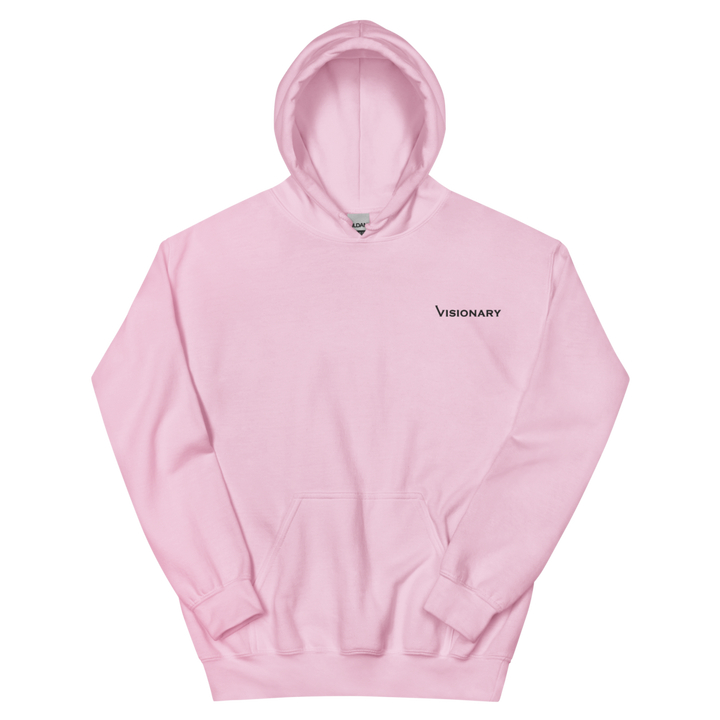 Light Pink Organic Cotton Hoodie Visionary Worldwide